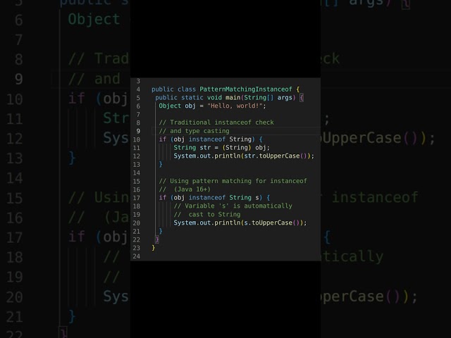 How to Leverage Pattern Matching for instanceof in Java