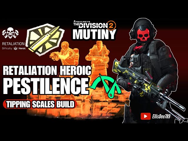 Retaliation Heroic | GOLDEN BULLET | PESTILENCE Tipping Scales Tank Build - The Division 2