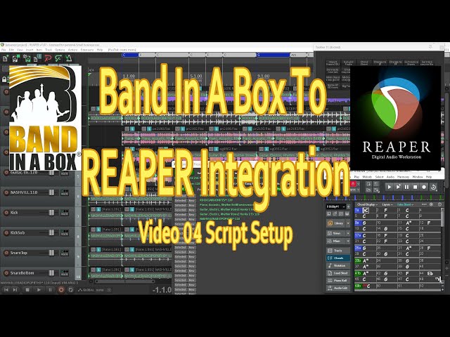 Band In A Box with Reaper Integration 04 Script Setup