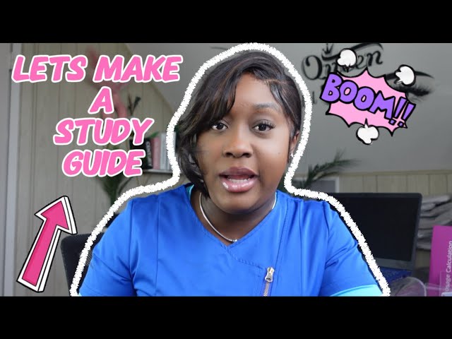 HOW TO MAKE THE ULTIMATE STUDY GUIDE!! #nursingstudent