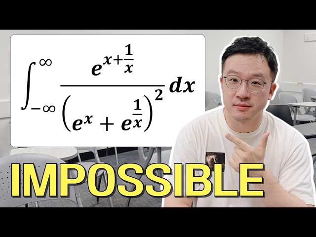 Esta integral parece imposible, pero