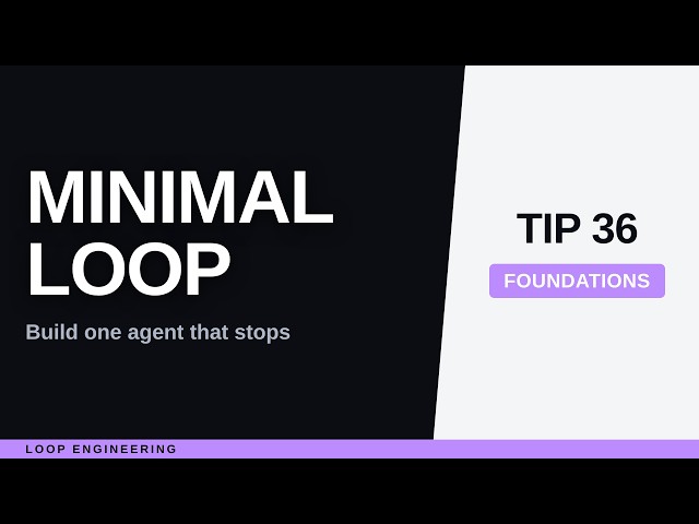 Build AI Agent Tutorial: Complete Minimal Loop