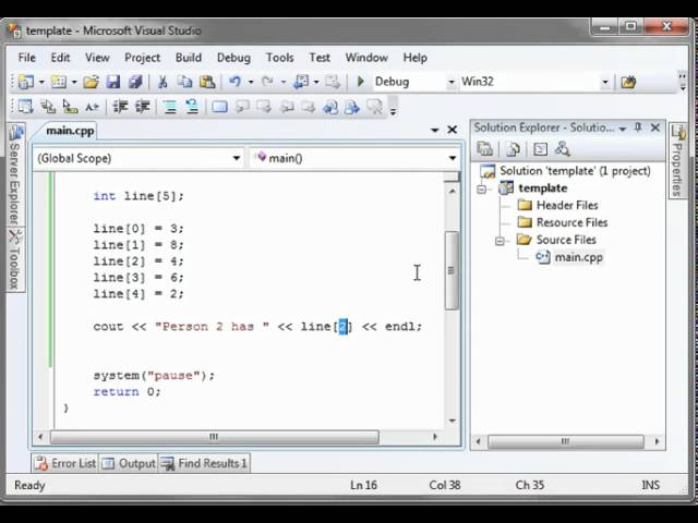 C++ 9 - Arrays