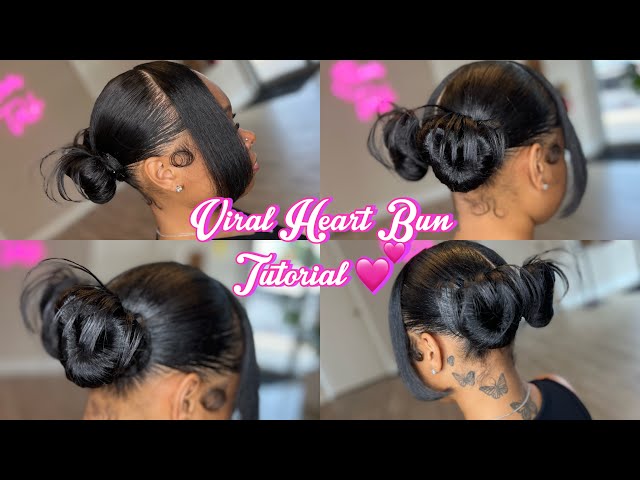 Viral Heart Buns Hairstyle Tutorial! | Alisha Rena