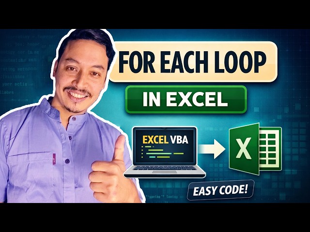 Excel VBA For Each Loop Tutorial in Nepali | 8 Real Examples for Beginners | Excel Nepal