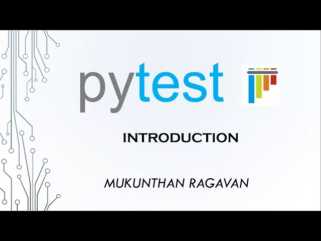 Pytest - Introduction