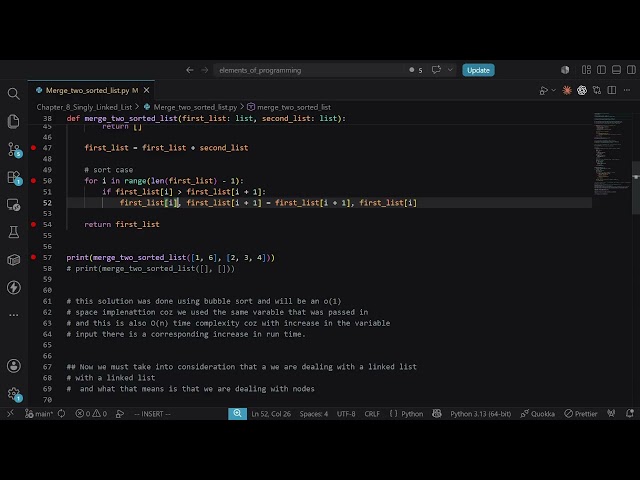 DAY 27 - Merge Two Sorted Lists | Building Intuition Before Linked Lists