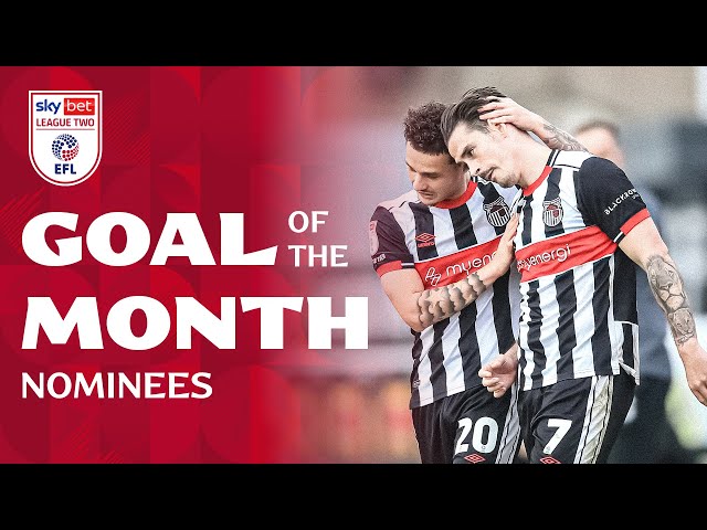 Pick your Sky Bet League Two Goal of the Month: September 2025