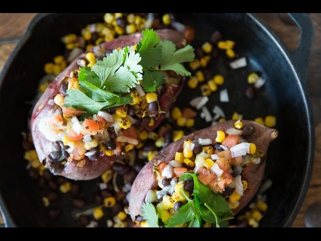 Healthy Loaded California Sweetpotatoes