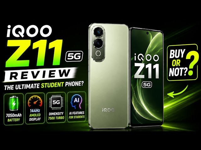 iQOO Z11 5G: Dimensity 7500 Turbo & 144Hz - Is it worth ₹34,999? | IndiVerse Tech |