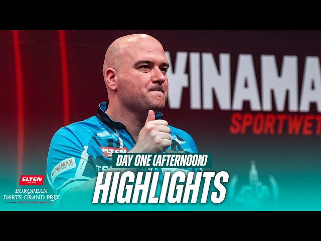 SHOCK EXITS! 👋  | 2026 Elten Safety Shoes European Darts Grand Prix | Day One Afternoon Highlights