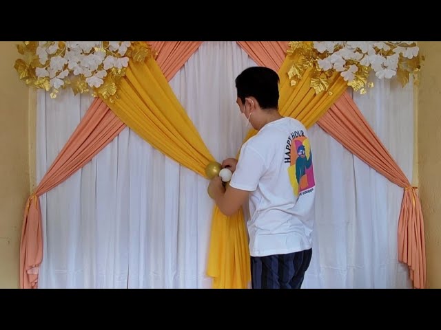 DIY BIRTHDAY BACKDROP DECORATION IDEAS | EASY DIY BIRTHDAY DECORATION IDEAS  Rex Montalbo