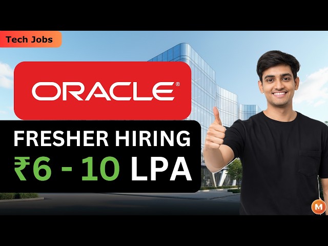 Oracle Off-Campus Hiring | CRM Developer + Backend Developer Jobs | Freshers Apply