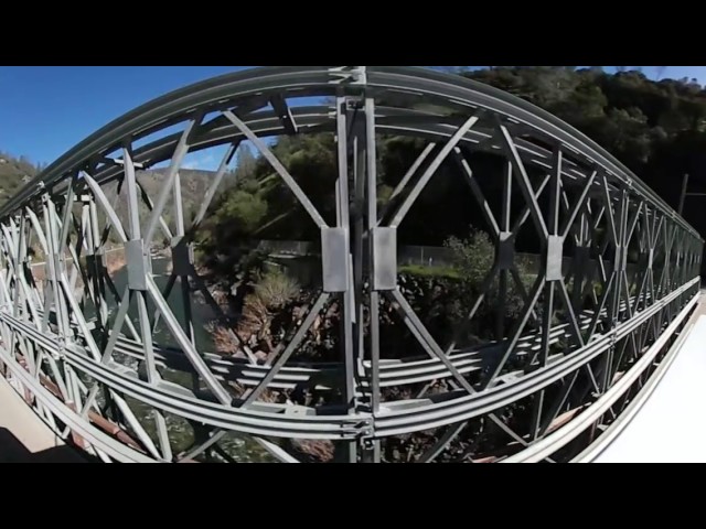 Bailey Bridges on the All Year Highway near Yosemite