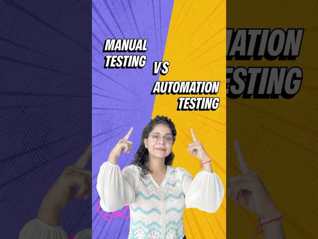 Difference between Manual Testing vs Automation Testing