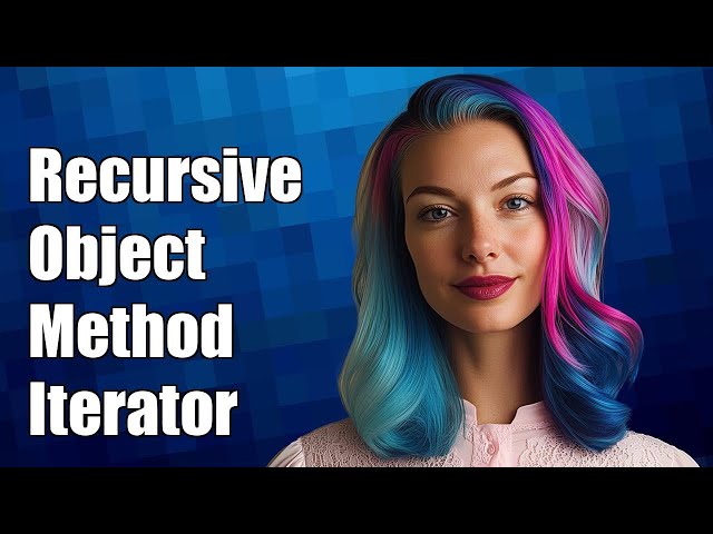 Recursive Object Method: How to Return an Iterator of Itself in Python