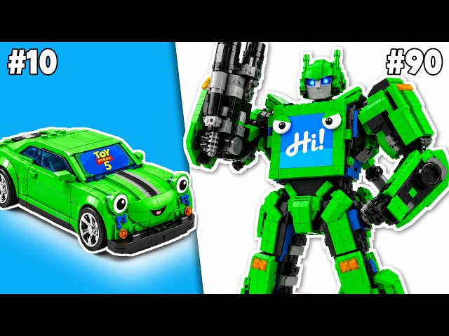 LILYPAD Becomes LEGO Bumblebee in Transformers | BEAR Bricks