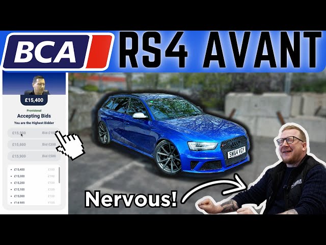 I BOUGHT A 2014 AUDI RS4 FROM BCA CAR AUCTION UK
