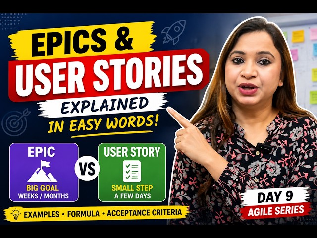 Epics vs User Stories Explained | Agile & Scrum for Beginners