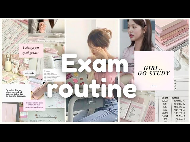 exam routine ~๋࣭ ⭑last minute study tips to ace the test ๋࣭ ⭑