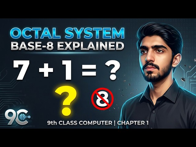 9th Class Computer Science Chapter 1 | Octal Number System Explained
