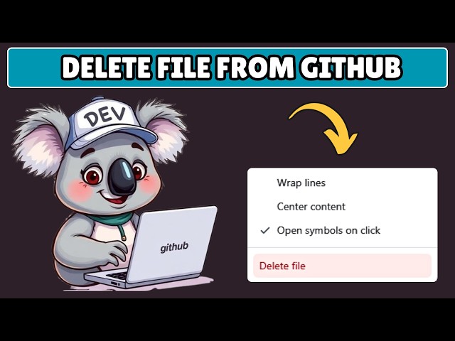 How to Delete File from GitHub Repository