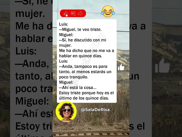 😔 Quince días difíciles #chistes #bromas #comedia #risas #divertido #humor #españa