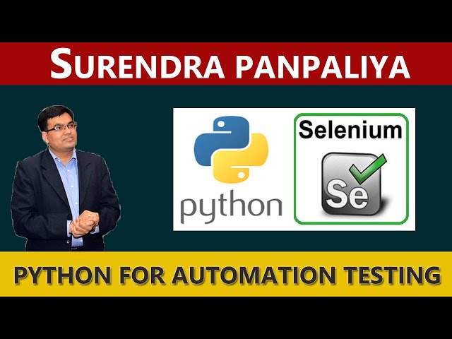 Python for Web Automation Testing [ Selenium | WebDriver | Python for Beginners | Web Testing ]