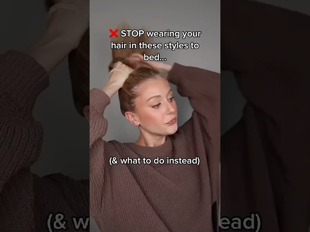 How to wear your hair when you sleep! 😴