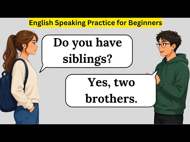 ✅Real-Life English Conversation Practice | Slow English for Beginners