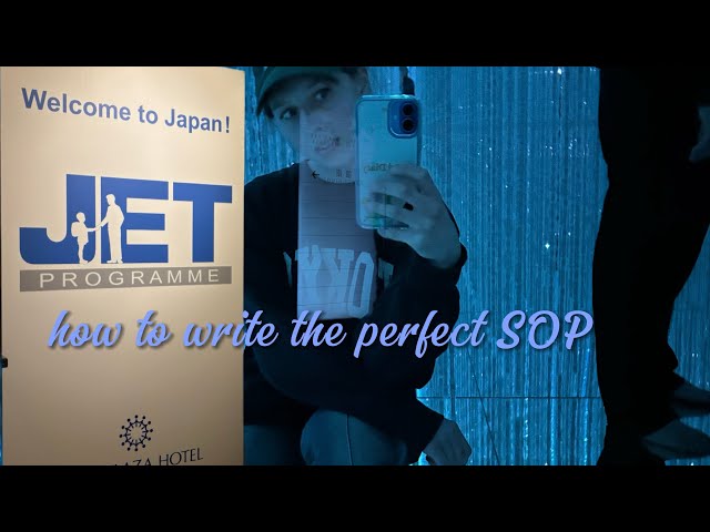 The perfect JET Programme SOP: an alumni’s guide