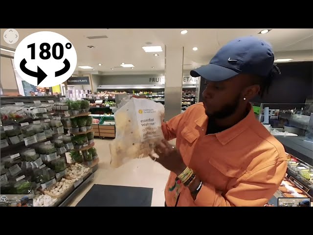 Shopping for Food Waste VR180 - Part 2