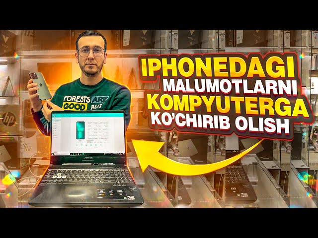 IPHONEDAGI MALUMOTLARNI KOMPYUTERGA OSON O`TKAZSIH