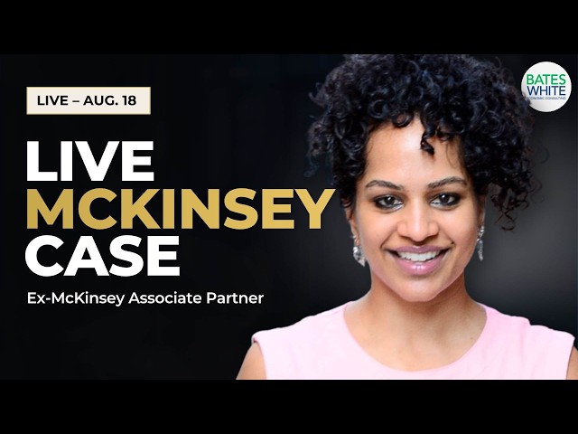 LIVE Replay: McKinsey Case Interview Live – Retail Growth Strategy