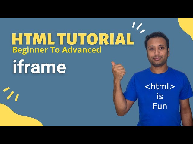 html bangla tutorial 26 : iframe | add YouTube Video on website