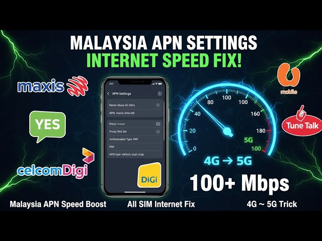 Boost Malaysia Mobile Internet | 4G & 5G APN Settings for Maxis, Digi, Celcom 