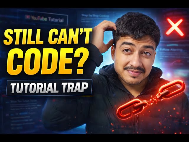 Why Tutorials Work But You Still Can’t Code Alone | Beginner Truth