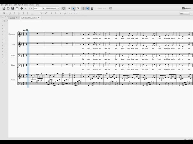 Be Kind to One Another - Walter Harms, David Angerman - Bass