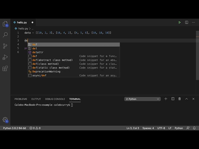 Python Programming 46   Custom key Function with 2D Lists