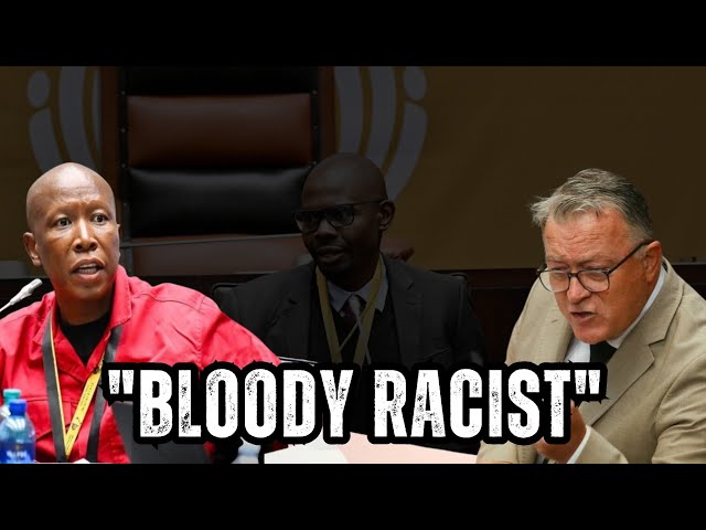 Tensions flared as EFF President Julius Malema called ANC MP Cameron Dugmore a "bloody racist." 