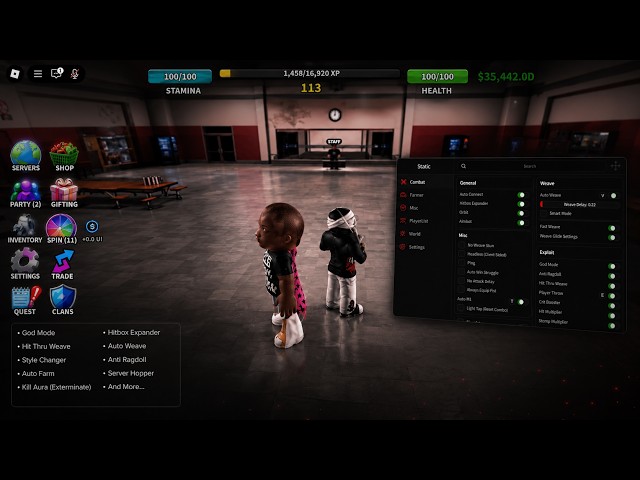 BEST Fight In A School Script | Auto Farm, God Mode, Auto Weave & More!
