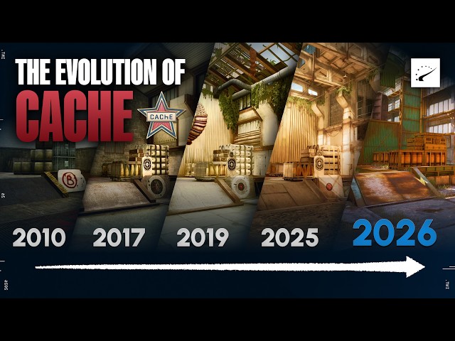 Cache is in CS2! Here's how the map has evolved