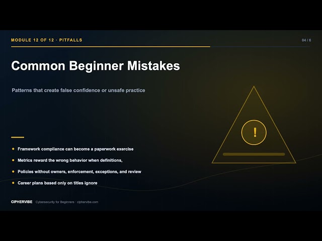 12 Governance, Careers, and the Capstone | Cybersecurity for Beginners