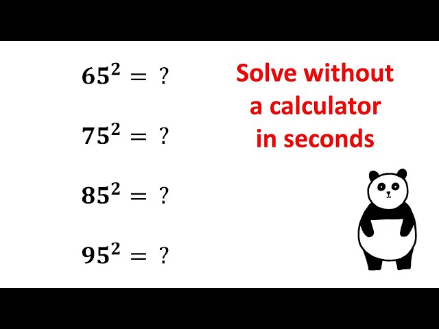 Solve without a Calculator in Seconds. Math Hack.