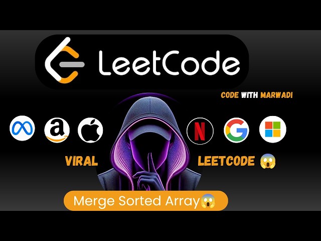 Merge Sorted Array - LeetCode 88 | Two Pointers In-Place Java Solution😱☠️