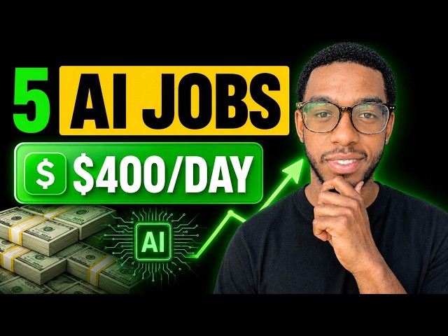 5 High Paying AI Jobs Anyone Can Do From Home
