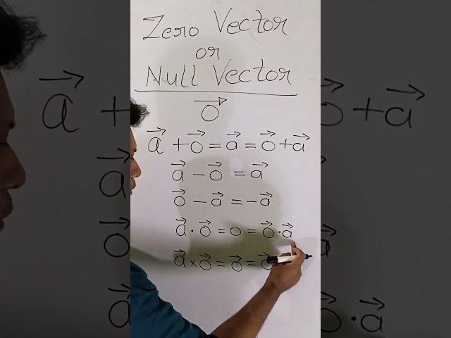 Zero Vector or Null Vector Direction and Length