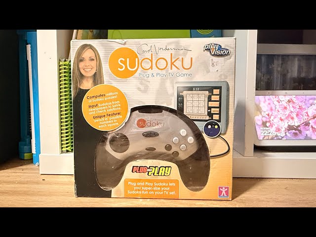 Carol Vonderman Sudoku Plug & Play TV Game ASMR Unboxing