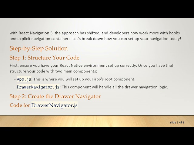 Creating a Drawer Navigation in React Native with Ease