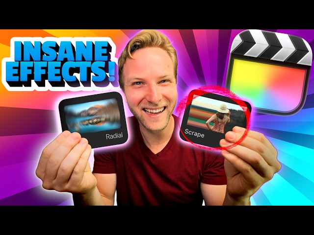 I love these BUILT IN Final Cut Pro Effects!